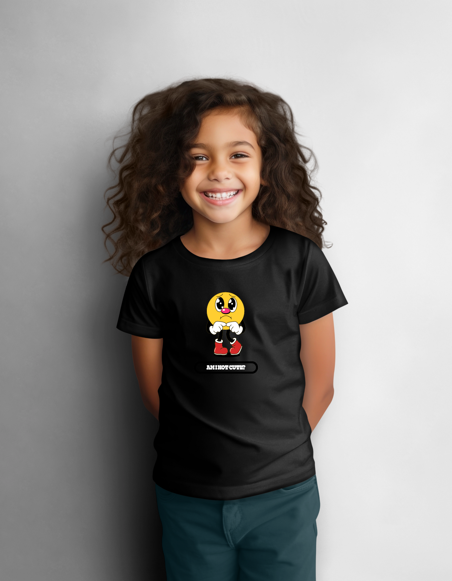 Kid Girl Am I Not Cute Tshirt