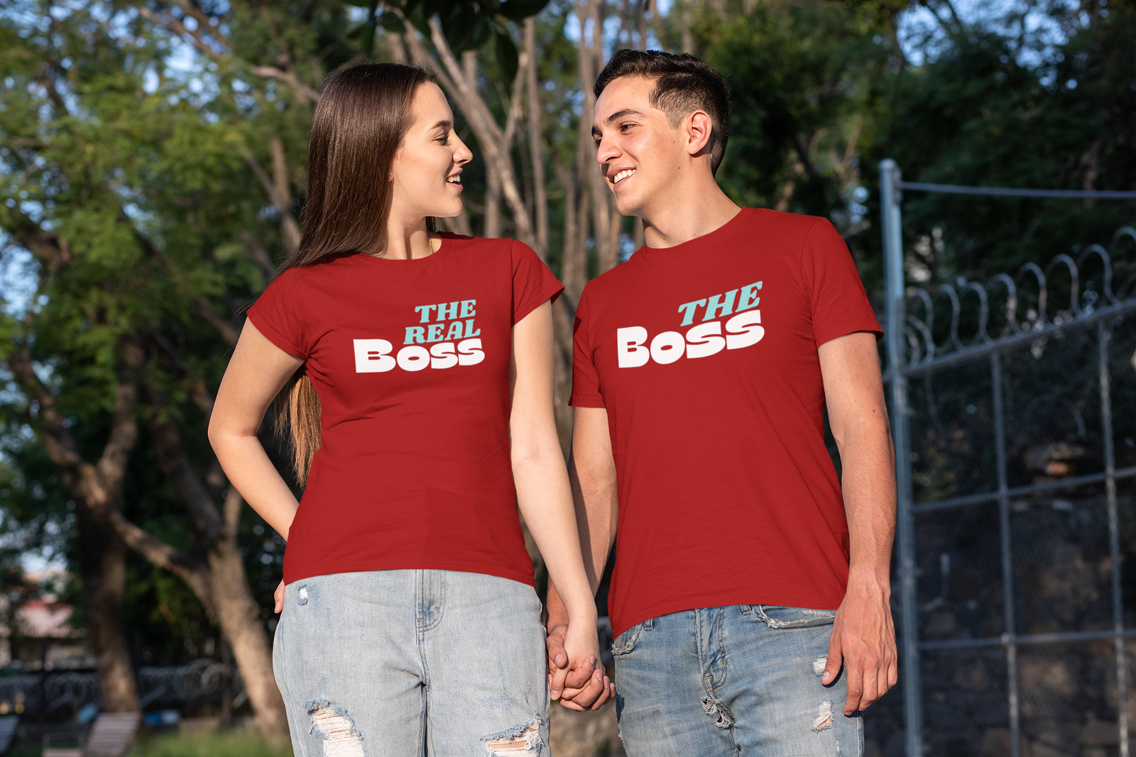 Couple Tshirt The Boss