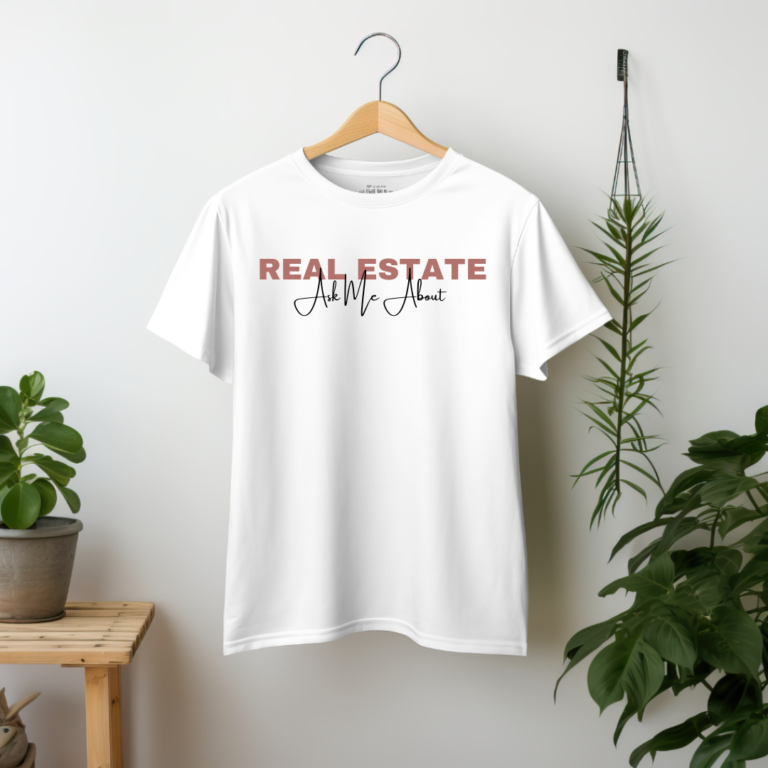 Men & Women Real Estate Ask me About Tshirt